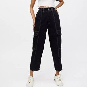 Urban Outfitters UO BDG Blaine High-Waisted Skate Jean – Black Denim